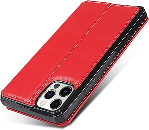 Caz KOSSMA pentru iPhone 11/11pro / 11pro Max, De înaltă calitate din piele Flip portofel telefon Husă cu închidere magnetică