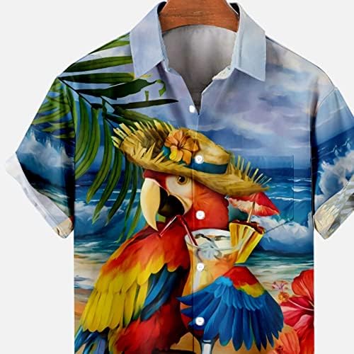 XXBR 2023 Pictură print 3d cămașă hawaiană florală bărbați femei renunțate la guler, tricouri pentru bărbați, cu guler