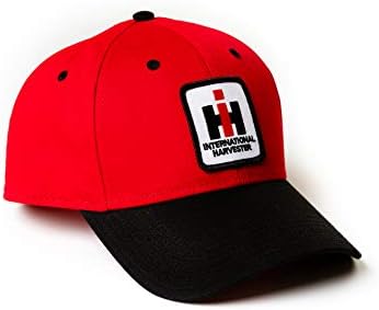 J&D Productions International Harvester IH Hat, roșu și negru