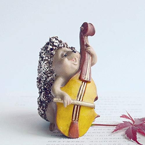 Zamtac Europa Creative Creativ Animal Resin Hedgehog Figurină în miniatură Tabletop Crafts Fairy Garden Mini decorare pentru