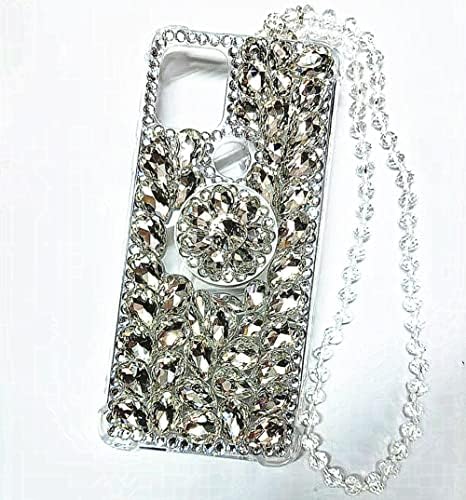 Diamond Kickstand Carcasă pentru Moto G Stylus 5G, 3D Handmade Bling Diamond Glitter Telefon Carcasă pentru Motorola Moto G