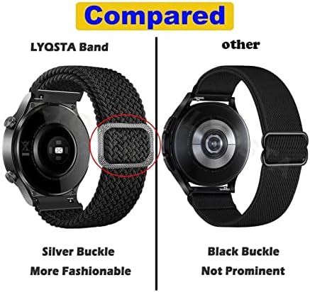 Curele împletite Puryn pentru Ticwatch Pro 3 GPS 20 22mm Benzi de ceas inteligente pentru Ticwatch Pro 2020/GTX/E2/S2 Brățară