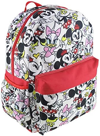 Minnie Mouse and Friends 16 inch peste tot print rucsac Deluxe cu compartiment laptop