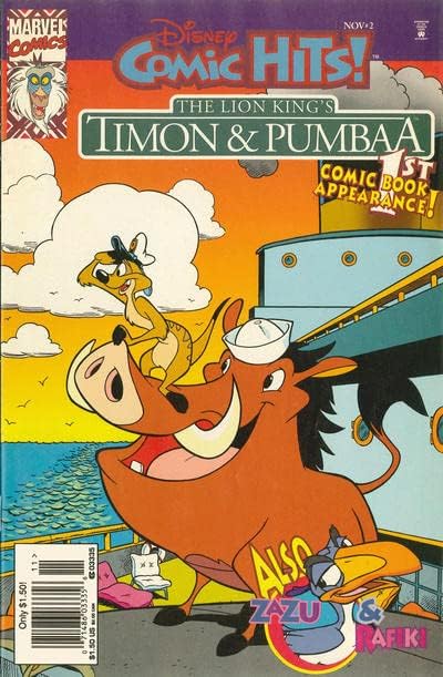 Disney Comic Hits 2 VF / NM ; carte de benzi desenate Marvel / Timon Pumba al regelui Leu