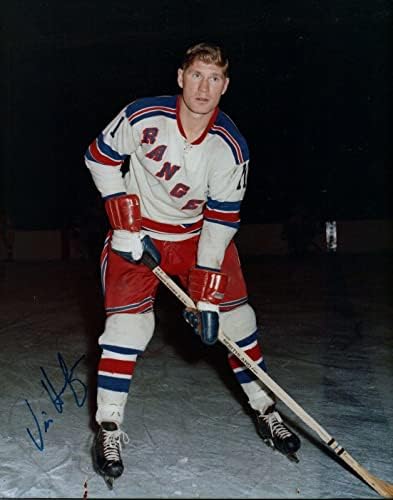 Vic Hadfield a semnat Hockey Photo 8x10 - Fotografii autografate NHL