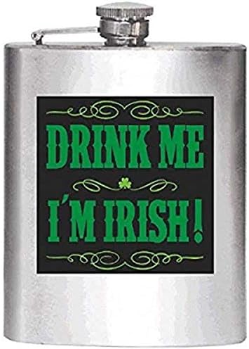 Bea-mă Sunt irlandez balon metalic argintiu / accesoriu de Ziua Sfântului Patrick