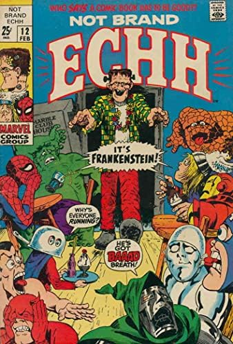 Nu marca Echh 12 GD; Marvel carte de benzi desenate / Frankenstein