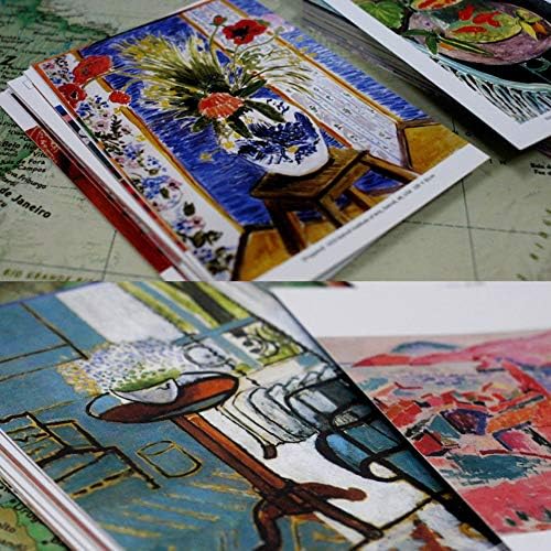 Frumoase cărți poștale de artă set de 30 de cărți poștale Henri Matisse Pack Pack Pack Picting Picting, 4 x 6 inci