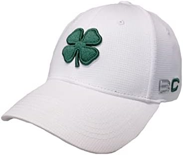 Trifoi Negru Nou Live Norocos fier X Jade alb / verde montat L / XL Pălărie de Golf