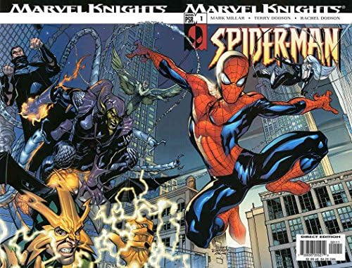 Marvel Knights Spider-Man 1 VF; carte de benzi desenate Marvel / Mark Millar