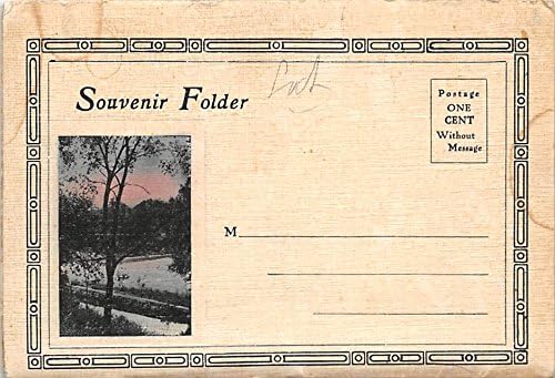 Carte poștală a folderului pentru suveniruri, cărți poștale în Folder Liberty, New York, carte poștală