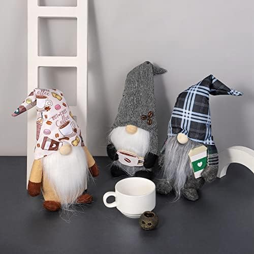 Panda Yoo Nordic Coffee Gnome Gnome Set, Cafe and Home Decor Cadou
