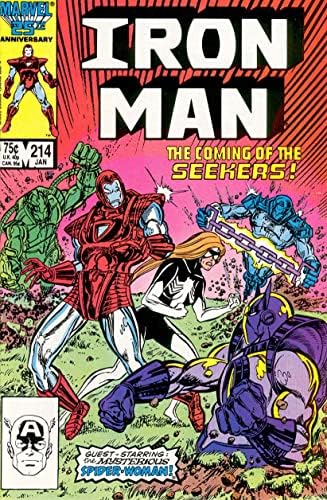 Omul de fier 214 VF; Marvel carte de benzi desenate / Spider-Woman