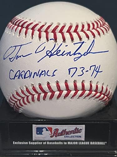 Tom Heintzelman St. Louis Cardinals 1973-74 semnat OML Baseball - baseball -uri autografate
