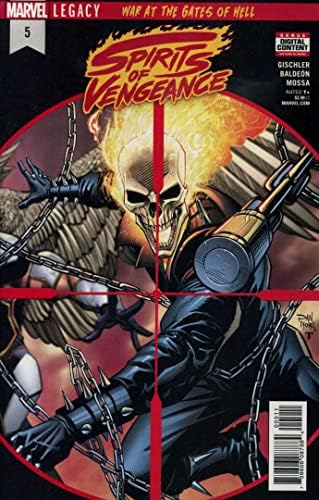 Spiritele răzbunării 5 VF / NM; carte de benzi desenate Marvel / Ghost Rider