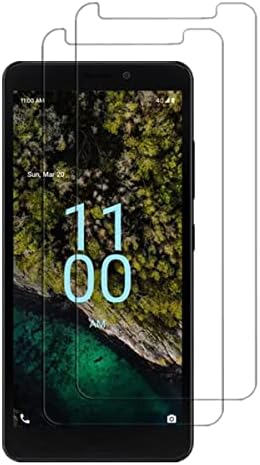 VIESUP pentru Nokia C100 HD Clear Screen Protector Sticlă Temperată- [2Pack] carcasă de duritate 9H protector de ecran anti-zgârieturi