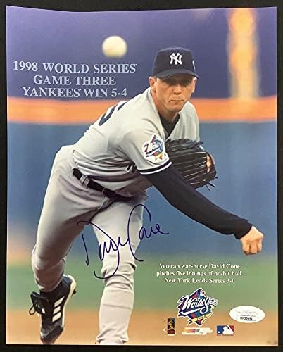 David Cone Signed Photo 8x10 Baseball NY Yankees Mets Autograph Cy WSC JSA 2 - Fotografii MLB autografate