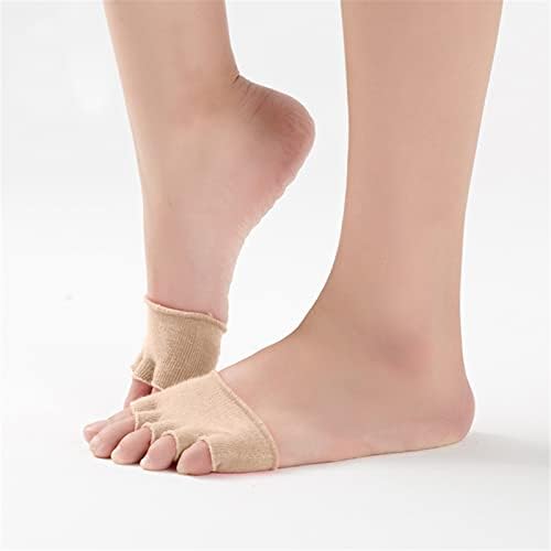 Femei Yoga Sport fără alunecare Șosete de la picioare deschise pe jumătate de prindere cu cinci degete șosete de compresie