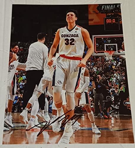 Zach Collins Gonzaga Bulldogs semnat autografat 8x10 foto coa sa spurs - Fotografii autografate NBA