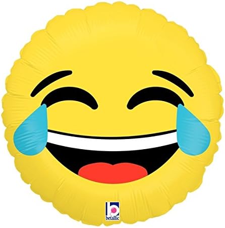 American Balloon Company de 18 Emoji betatalice LOL Balloon cu folie, multicolor