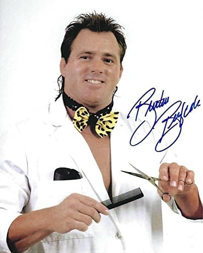 Brutus Beefcake semnat WWE 8x10 Foto Barber WWF Legend Picture Autograph 1 - Fotografii de lupte autografate