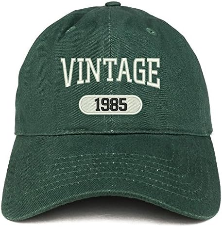 Modă Magazin de îmbrăcăminte Vintage 1985 brodate 38 de ani relaxat montaj bumbac Cap