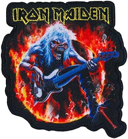 C&D Visionar Iron Maiden Ring of Fire Patch, Roșu, Negru
