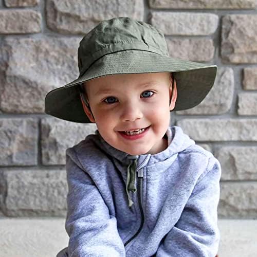 JAN & amp; JUL 50 + UPF reglabil bumbac Sun-pălării pentru copii Toddler Copii