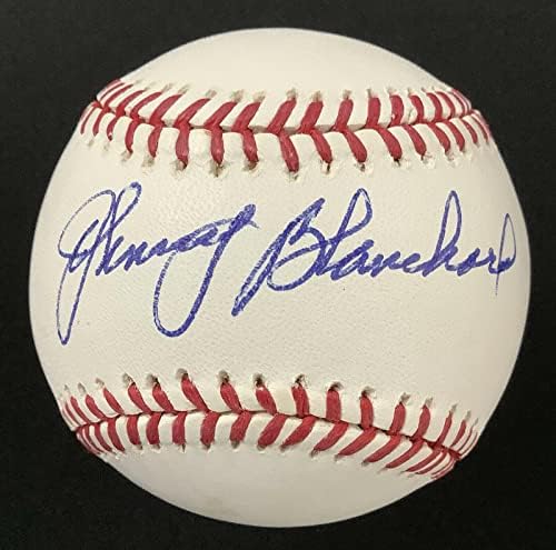 Johnny Blanchard a semnat baseball OML Selig New York Yankees Autograph WSC JSA - Baseballs autografate