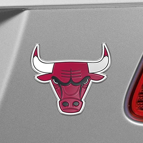 FanMats 60426 Chicago Bulls Heavy Duty Aluminum Emblem Emblem Color