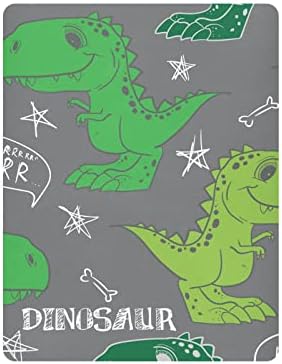 Foi de pătuț dinozaur verde Umiriko pentru bebeluși, foaie de joacă pentru copil, fată și băiat, moale și respirabil 20810515