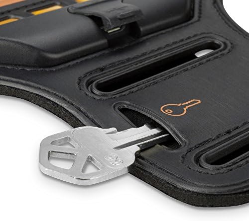 Carcasă Boxwave pentru ZTE Blade A5 - Jogbrite Sports Armband, Visibilitate ridicată Siguranță Lumină LED Runners Armband pentru ZTE Blade A5 - Bold Orange
