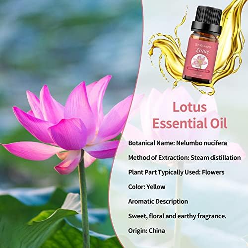 Ulei esențial de Neroli ulei esențial de Lotus uleiuri de aromoterapie Neroli Pure și naturale pentru difuzor, săpunuri,