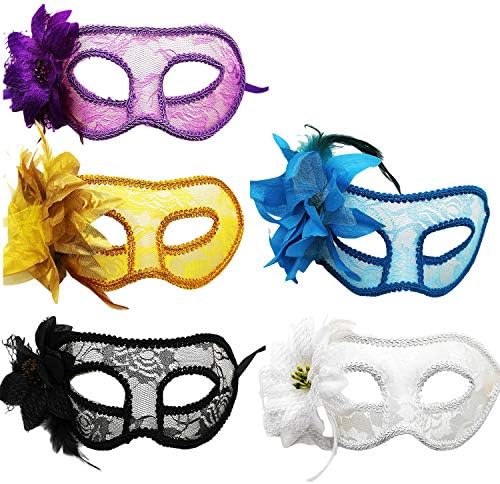 Masca venețiană măști de dantelă pentru femei sexy masquerade mască de lux măști multicolore costume accesorii pentru petrecere