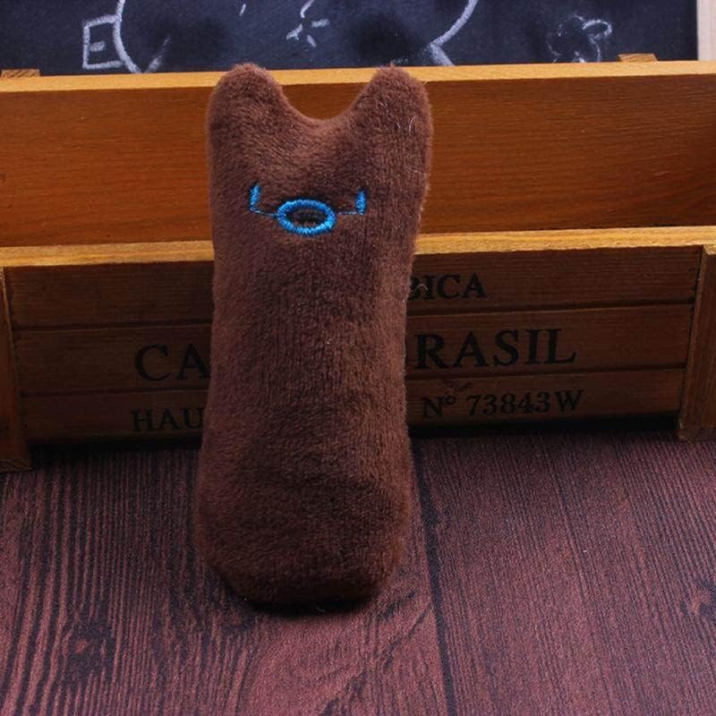 PULABO 5 culori dinți slefuire Catnip jucărie amuzant Interactive pluș pisica jucărie animal de companie pisoi de mestecat