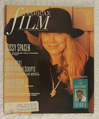 Sissy Spacek-American Film Magazine-martie 1991-Kirk Douglas: Lifetime Achievement Tribute, Oliver Stone articole