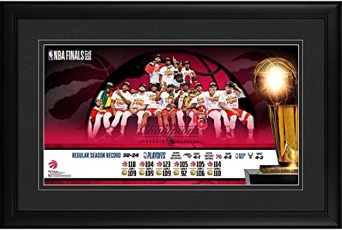 Toronto Raptors 2019 Campionii Finali NBA încadrați 10 x 18 Collage Team - NBA Team Plaques and Collages