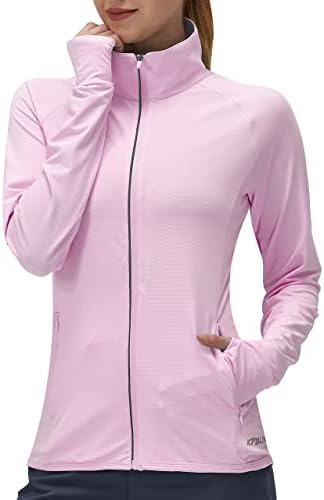 Femei UPF 50+ UV Protecție solară Îmbrăcăminte cu mânecă lungă, cămăși de drumeție atlet