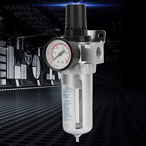 Regulator de filtru de aer Dewin, BSP 1/2 Compresor de aer Compresor de umiditate Regulator de filtru de apă cu conexiune cu