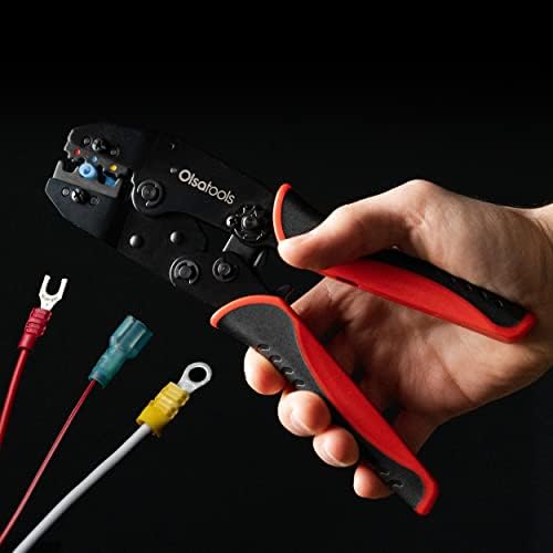 Olsa Tools Clicheting Wire Crimper / instrument de sertizare pentru conectori de sârmă | Conectori cap la cap, Conectori de