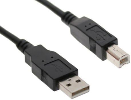 Yustda USB PC Date Synch Synch Cablu compatibil cu Imprimanta Epson Workforce Pro WP-4525DNF