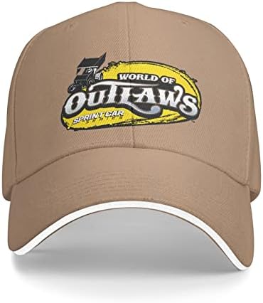 World - of Outlaws-Sprint Cars Sandwich Cap Unisex clasic de Baseball Capunisex casquette reglabil Tata pălărie