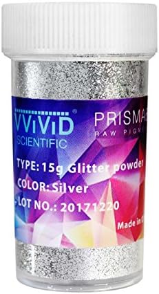 Vvivid prisma65 sclipici crud argint powder metalic 15g