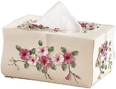 DINGZZ cutie de țesut din lemn Rose Decor camera de zi șervețel cutie de depozitare cutie de hârtie Home Decor