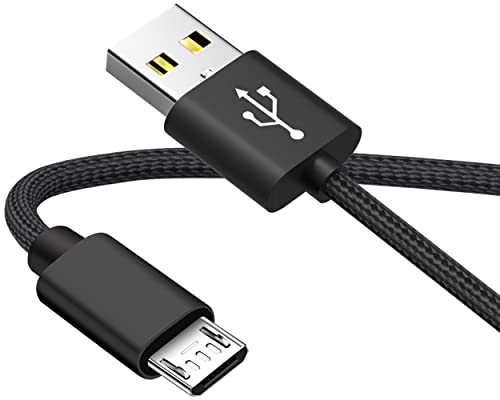 Cablu Micro USB împletit, Cablu de încărcare Micro B pentru Xbox One, controler PS4, compatibil Samsung Galaxy S7 Edge/S6 /