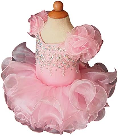 Jenniferwu pentru copii și-toddler-speciali-rochii G053-1 18-24months roz