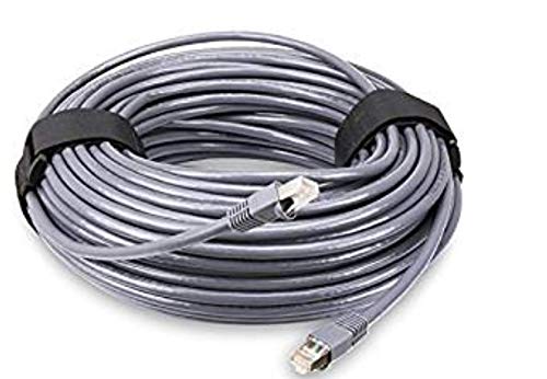 Lulosk exterior Ethernet Solid Shielded Cat6 Cablu, conector de dop al UV rezistent-RJ45 rezistent la apă, impermeabil, care
