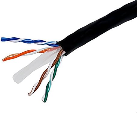 Cablu monoprice CAT6 Ethernet Bulk - Cord de rețea Internet - Stranded, 550MHz, UTP, CM, Sârmă de cupru pură, 24AWG, 1000FT,