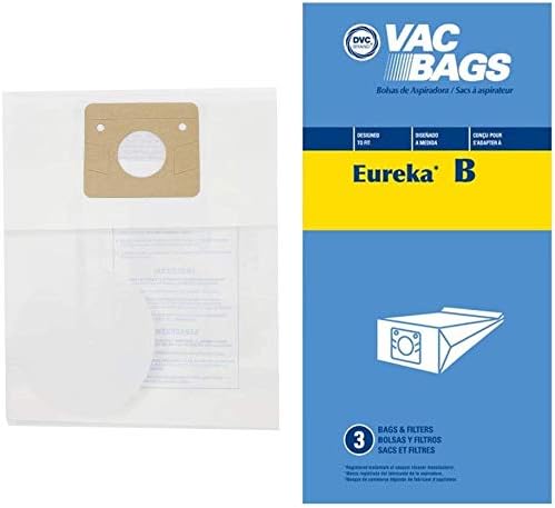 Pungi de vacuum de înlocuire a hârtiei DVC și filtre de vid Tip B Fit Eureka Powertam Serie 1600, 1700, 1800, 3500, 3700 |