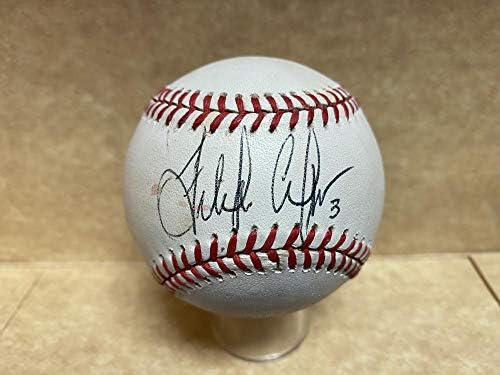 Felipe Crespo Blue Jays/Giants/Phillies Semnat Autographed A. L. Baseball w/COA